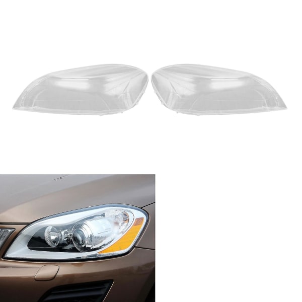 For Volvo Xc60 2009 2010 2011 2012 2013 Venstre Frontlykt Skall Lampe Skygge Transparent Linse Deksel Frontlykt Deksel