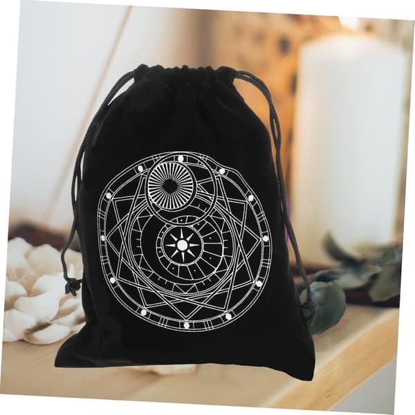 10 stk. Tarotkortpose med snoretræk til Tarotkortholder Smykkepose Opbevaringspose