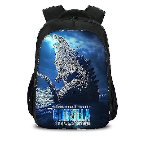 Godzilla Dinosaur Monster Skoletaske Skulder Computer Rygsæk Stor Kapacitet-r style4