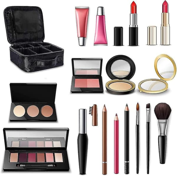 Rejsemakeuptaske, Professionel Kosmetikpose, Makeuptaske Organizer Til Kvinder Gave