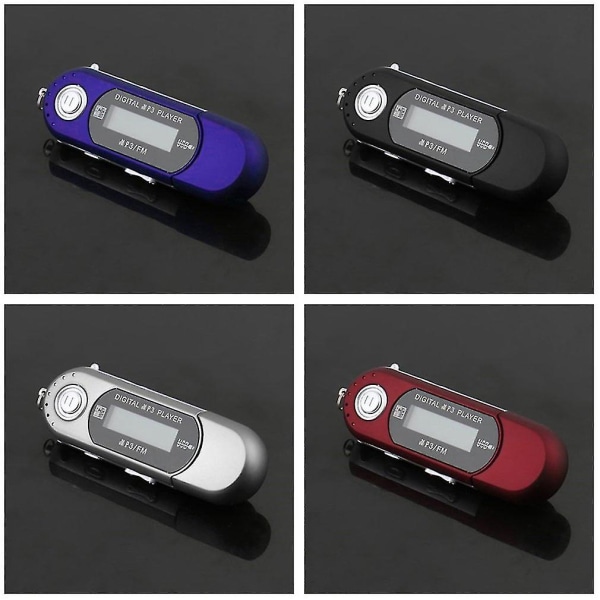 Mini USB 2.0 Flash-stasjon med LCD-skjerm og MP3-spiller