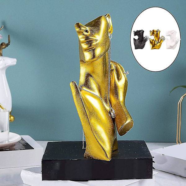 Resin Smykkedukke Bust Display Halskjede Ørepynt