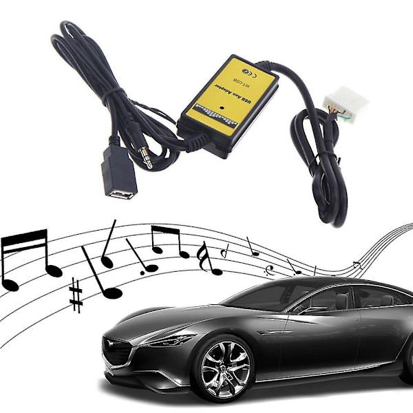 Bil USB MP3-afspiller Interface Aux-in Adapter til Mazda 3 CX-7