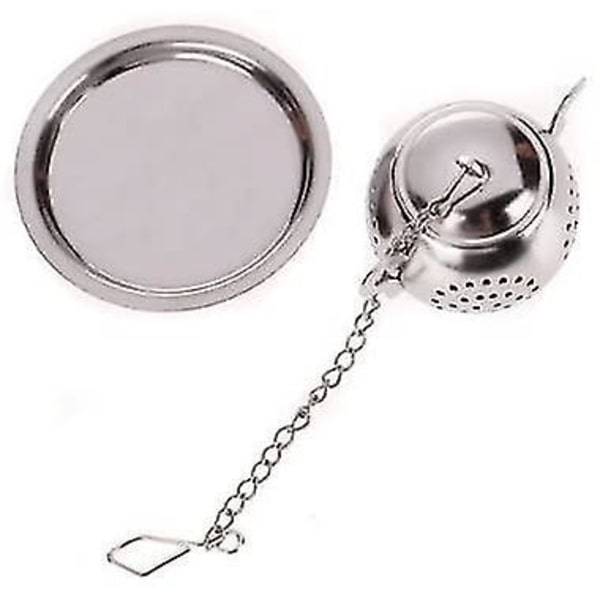 4-pack Tepott Teinfuser Rostfritt Stål Sil Dripbrickor