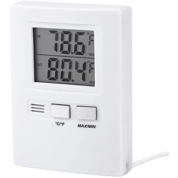 Termometer Måler Tester Lcd Digital Batteridrevet