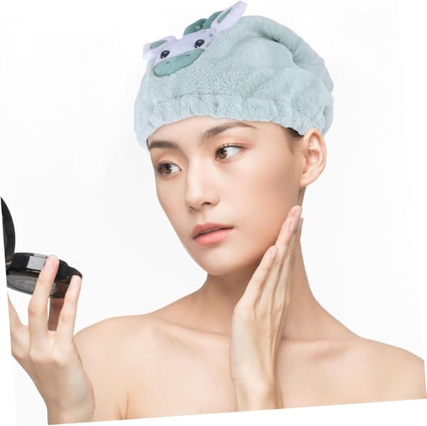 Hårtørringshætter Tørrende Hovedhåndklæde Højtydende Absorberende Hårhåndklædehat