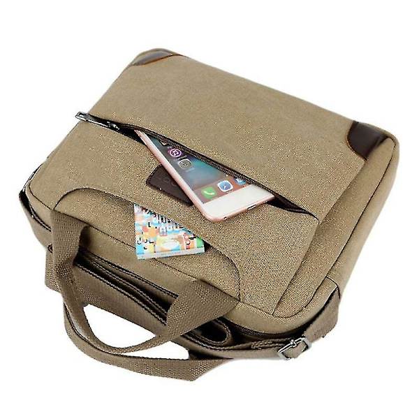 Herrar Canvas Crossbody Vandring Militär Messenger Sling Axelväska