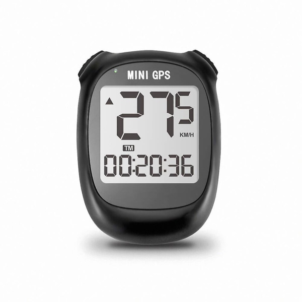Mini GPS Cykelcomputer, GPS Speedometer, Trådløs Cykelcomputer Cykel Kilometertæller Cykel Speedometer