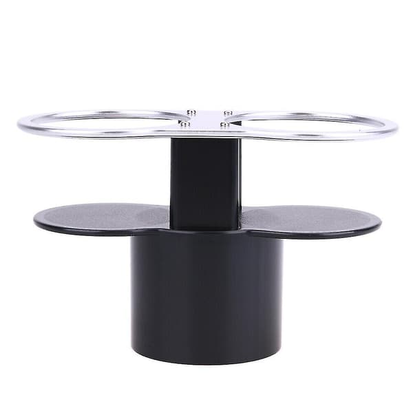 Dobbelt Hul Bil Kopholder / Drikkeholdere Bilmontering Holder Stativ (sort) (1 stk)