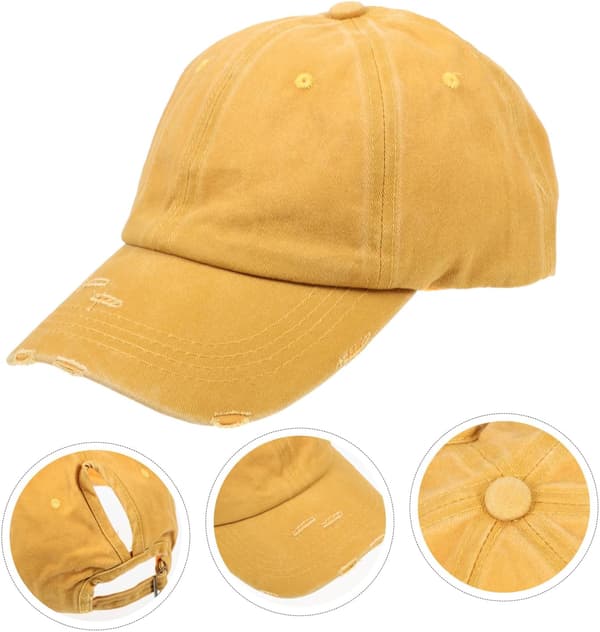 Solid Solhatt Pustende Sommerhatt for Kvinner Jenter for Løping og Sportsaktiviteter Khaki