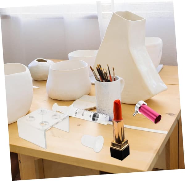 2 sæt læbestiftform DIY-sæt makeupværktøjer læbestiftfremstilling æterisk olie kompatibel