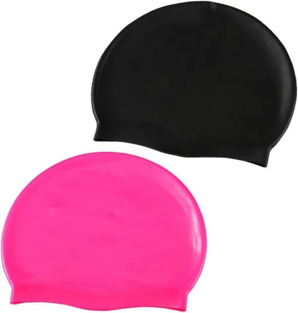 2st Vuxen Badmössa Silikon Badmössa och Snorkelutrustning Vuxna Unisex Design Elastisk Passform