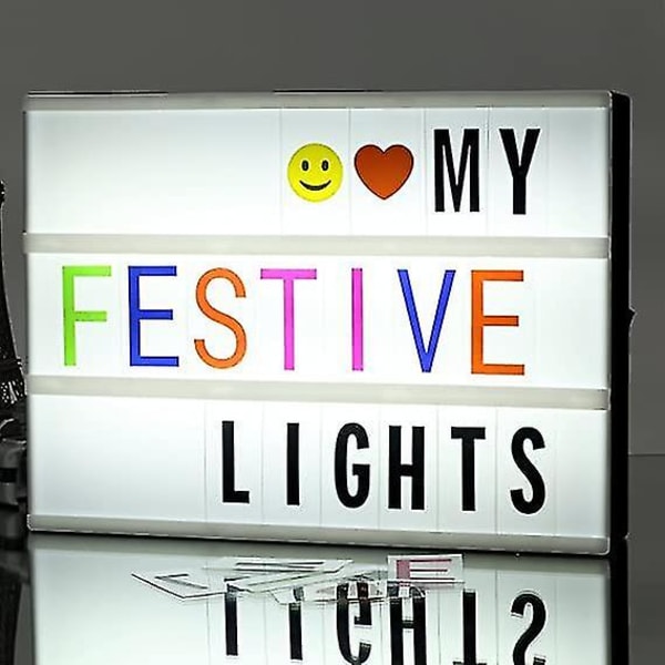 A4 Cinema Light Box 271 hahmoa Elokuvallinen LED joululahja