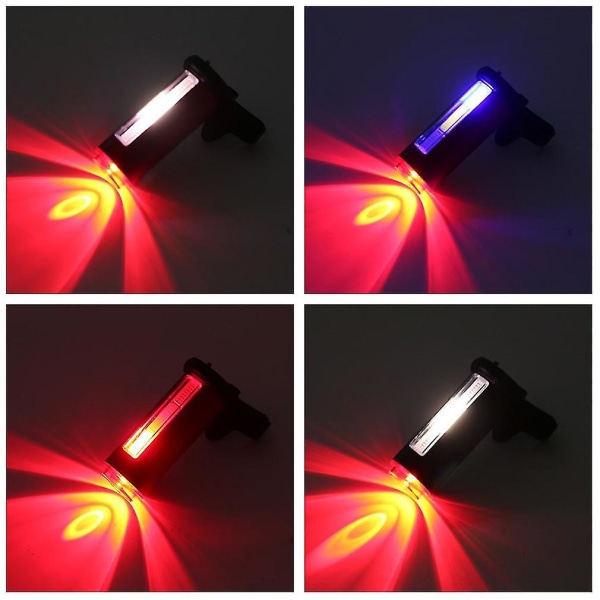 Høy Lysstyrke LED Sykkel Baklys USB Lading Lys