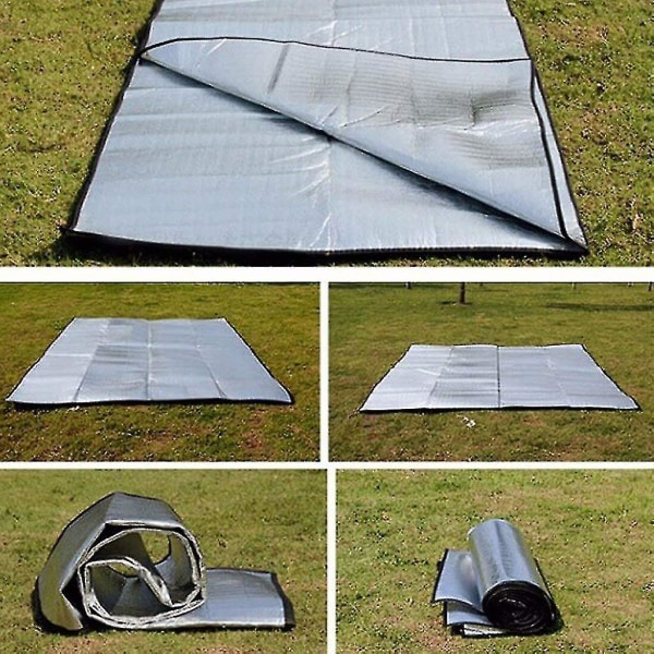 Aluminium Isoleringsmatte Skummatte Sovematte For Camping Isolasjonsmatte Foldbar Telttmatte Gulvmatte Termisk-yuhao 1.5MX2M