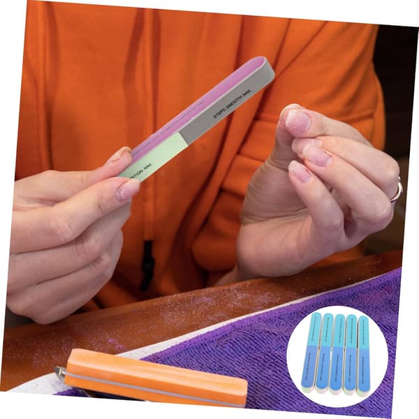 20 stk. neglebufferblokke og manicure-slibeblokke 7-vejs neglepolerer