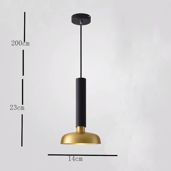 14 cm Hengelampe Design Lys Metall Tradisjonell Klassisk