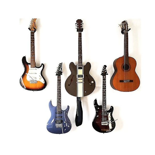 2-pack Gitarrhängare Väggfäste Gitarrkrok För Elektrisk Akustisk Och Basgitarr
