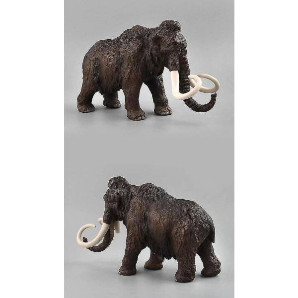 Mammut Model Simuleret Figur Plast Mammuthus