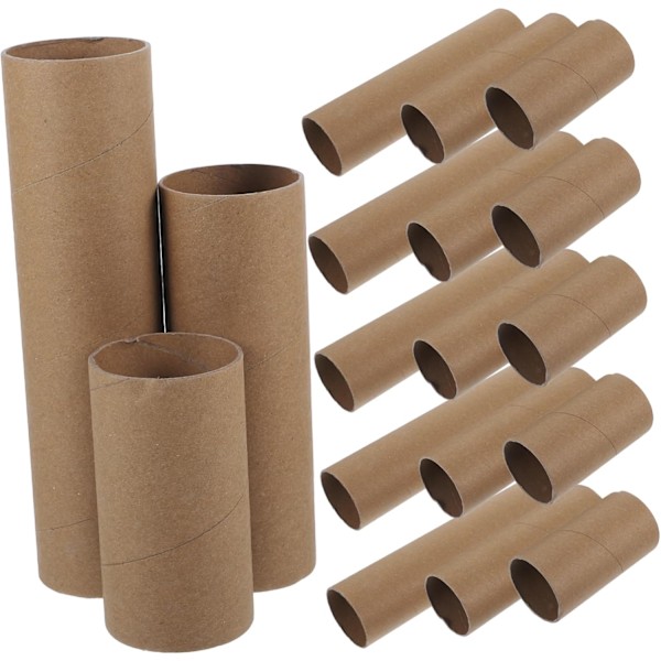 Pappersrullar Hantverk 18-pack Runda Kartongrullar DIY Hantverksmaterial