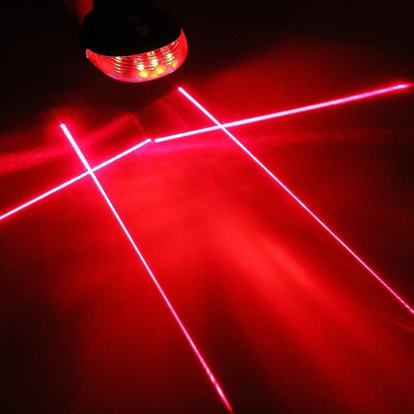 5 LED Laser Sykkel Baklys Vanntett Halevarsling Lys