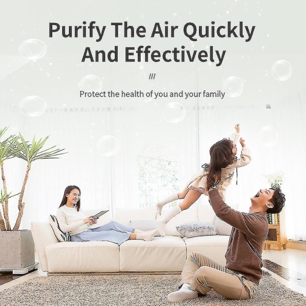 Home Air Purifier Ionizer Home Room Røykfilter