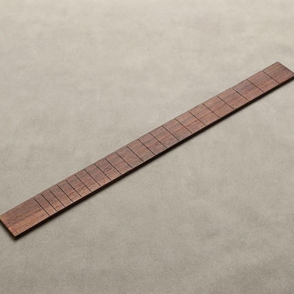 Ersättningsgitarrgreppbräda 40 mm bred brunt trämaterial inte lätt att spricka hjälper till att spela gitarr exakt