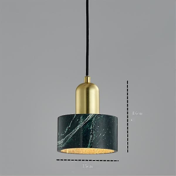 Barteller Marmor Messing Lyskrone Stue Lampe