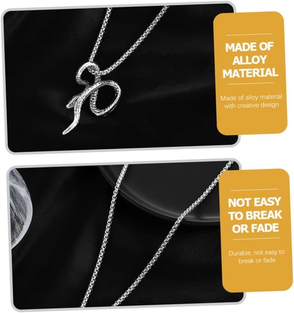 Ormhalsband för kvinnor Mode Ormberlock Halsband för vardagsbruk