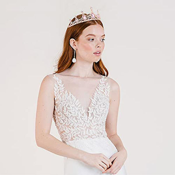 Naisten Kruunu - Vintage Crystal Queen Pääpanta Kammalla