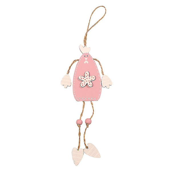 Sød Påskehare Børnevedhæng Håndlavet Håndværk Festival Party Ornament Hjem Desktop Butikvindue
