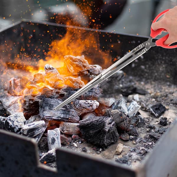Camping Vedtång Camping Eldstadstång med Handtag Bekväm