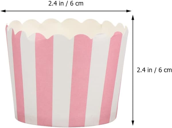 150 st runda bakformar i papper, muffinsformar, non-stick och robusta men flexibla papperskakformar