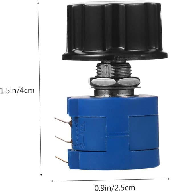 2 sæt roterende potentiometer plastknap trimmer modstand til inverterregulering