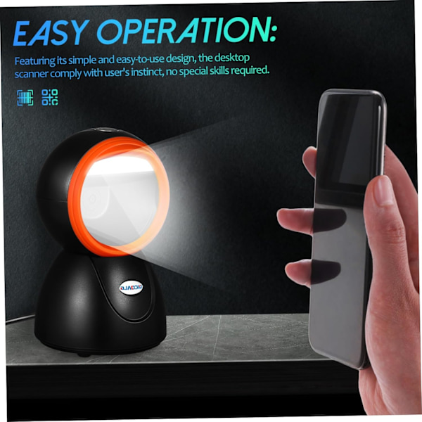 Hands Scanning System Bordskanner för Inventering, Böcker och Läsning