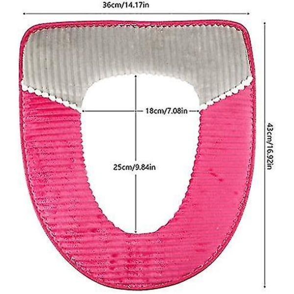Toalettsetetrekk Supervarm Tomentose Universal Størrelse