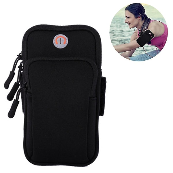 Universal Löpararmband, Armmobilhållare Sportarmband Black