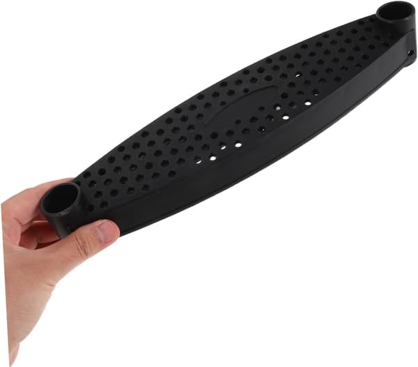 2 stk. udskiftning af trampolinstigetrin sorte plastiktrapper