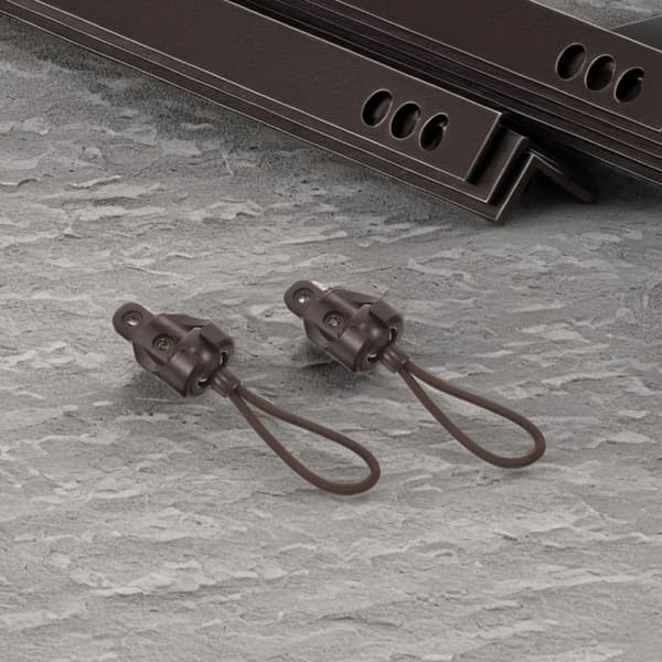 4st Utomhus Vindtät Rullgardin Fästkit Fästremmar Bungee Plast
