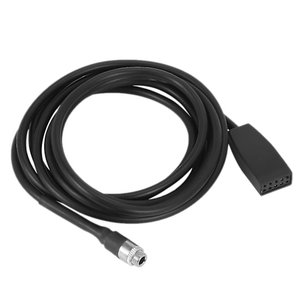 Høj kvalitet sort 10-polet 3,5 mm jack stikkontakt bil USB AUX indgangsadapterkabel til E39 E53 Bm54 X5 E46