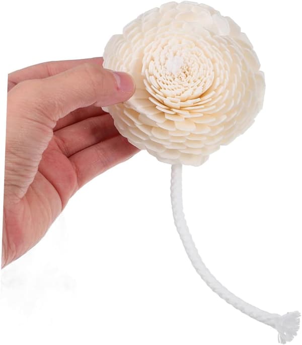 3 stk. blomsterdiffuser-erstatningshoder med bomullstau, realistisk kunstig blomsterdesign