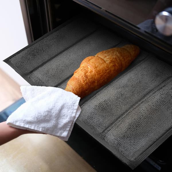 Silikone brødbageform med 5 rum 12 tommer brødform