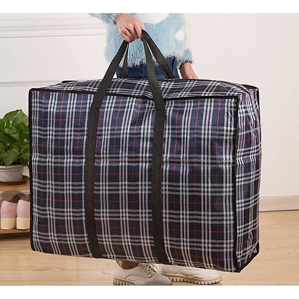 Ekstra Store Opbevaringsposer, Tote Flytning Bagagepose 118l (2-pak), stor Kapacitet Tøj Opbevaringsposer Oxford Klud Vandafvisende