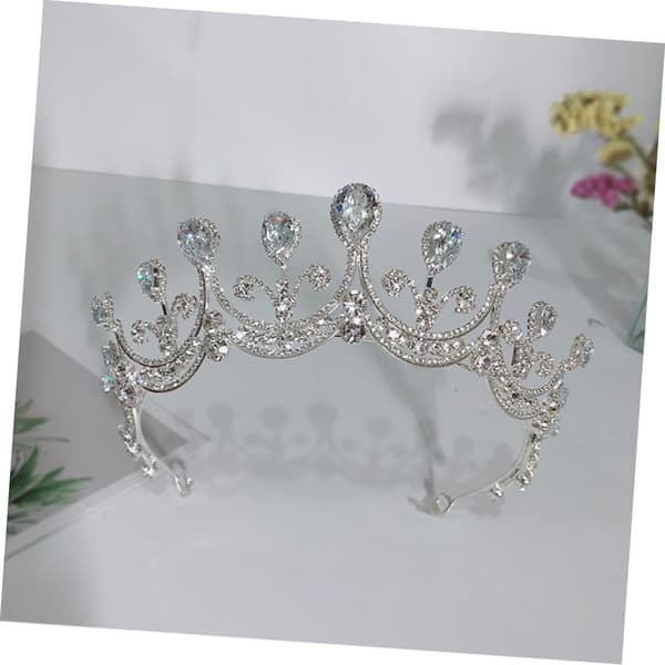 Rhinestone brudehodeplagg tiara for kvinner utdrikningslag hodeplagg smykker brudekrone