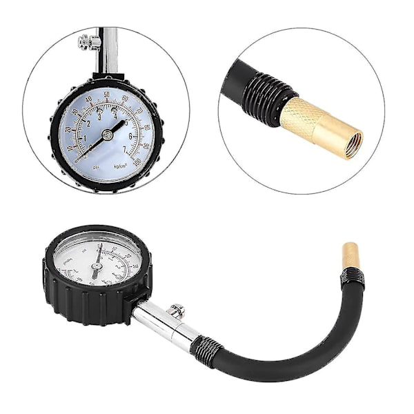 Däcktrycksmätare Bil Däcktrycksmätare Övervakning Däcktrycksmätare Manometer