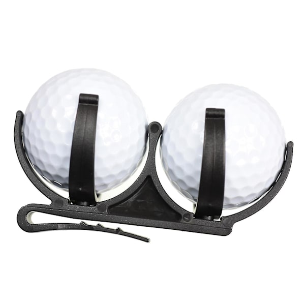 Minigolfbollförvaringsväska Midjeväska Behållare Hållare 2 Bollar Golfbollshållare