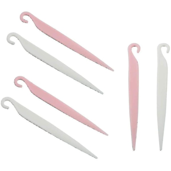 6 Pcs Cooking Cookie Pastry Tools Wedding Decoration Supplies Baking Tool For Home Kitchen Bakery (white,pink)