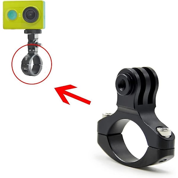 Universal Cykelstyr Mount Holdbar Aluminium Cykelstyr Mount ((sort)(1 stk)