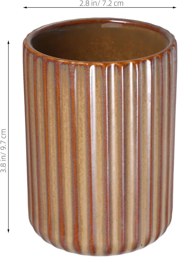 300 ml kontor tekopp keramisk drikkekopp retro enkel stil lett solid lett å holde