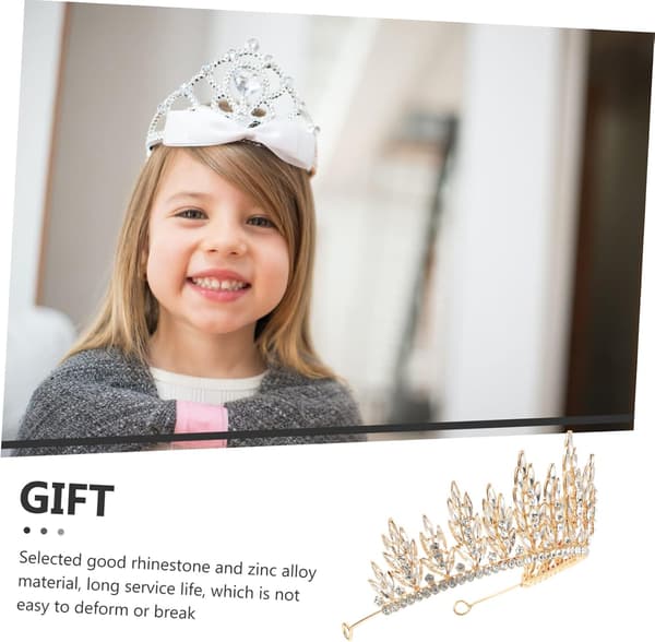 Rhinestone krone brudehodeplagg tiara bryllupskrone brudetiara bryllupsbrud